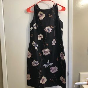 Ann Taylor Silk Floral Tank Dress size 6